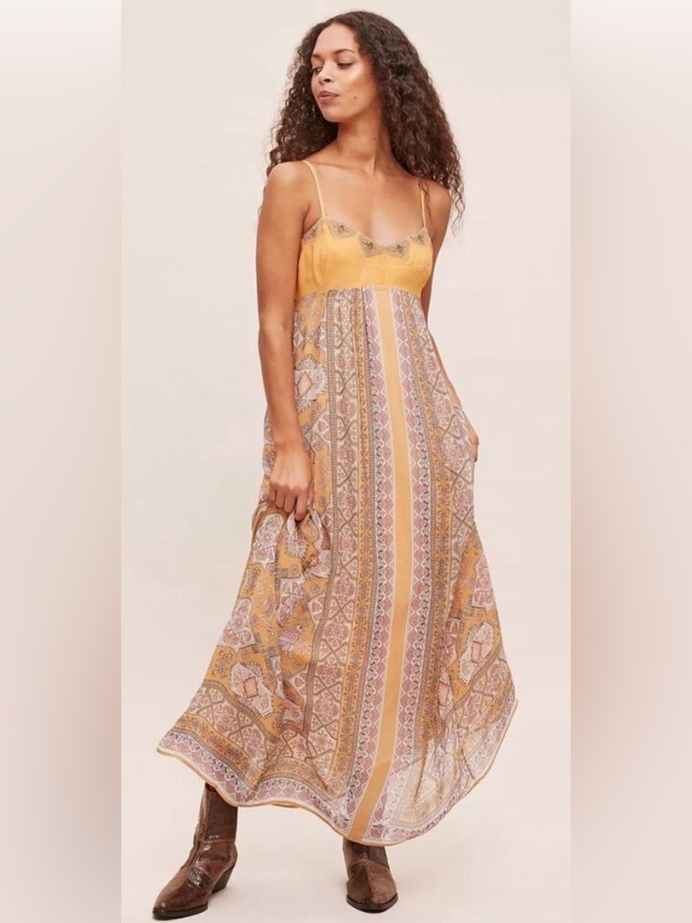 NWT Anthropologie Calida Maxi Dress